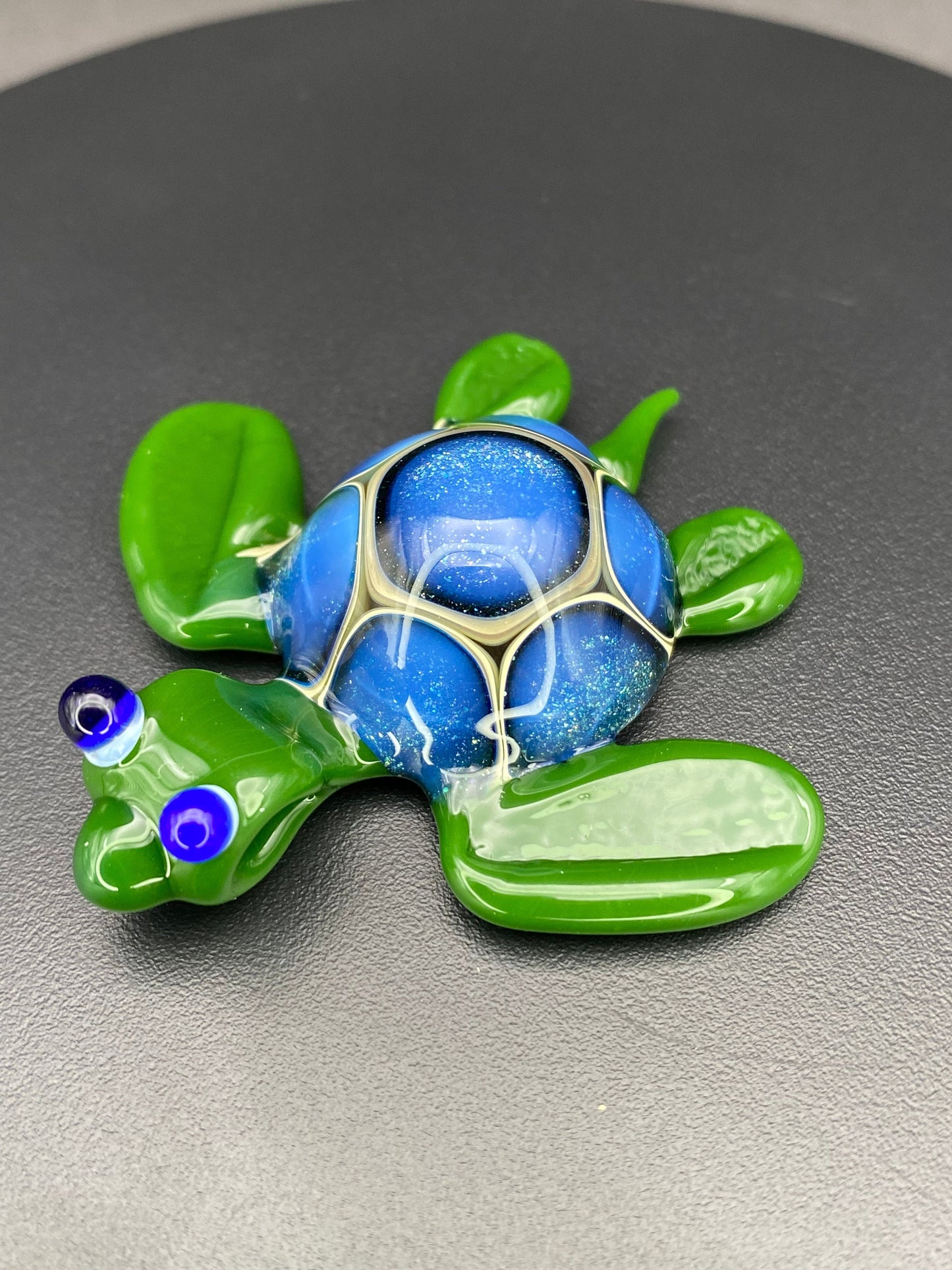Sea Turtle Glass Pendant - Handcrafted Near Lake Michigan | Art By Aaron Dye