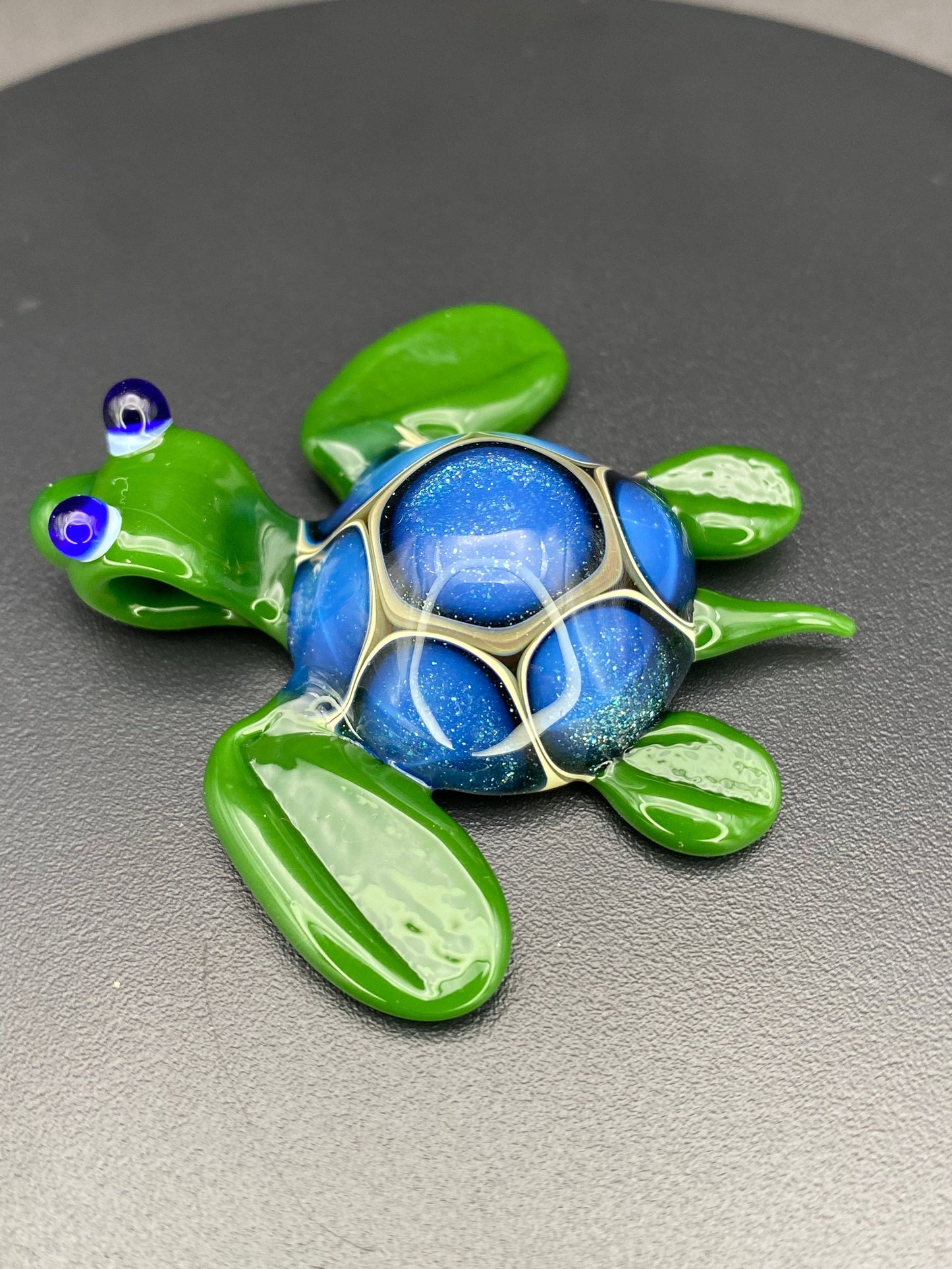 Sea Turtle Glass Pendant - Handcrafted Near Lake Michigan | Art By Aaron Dye