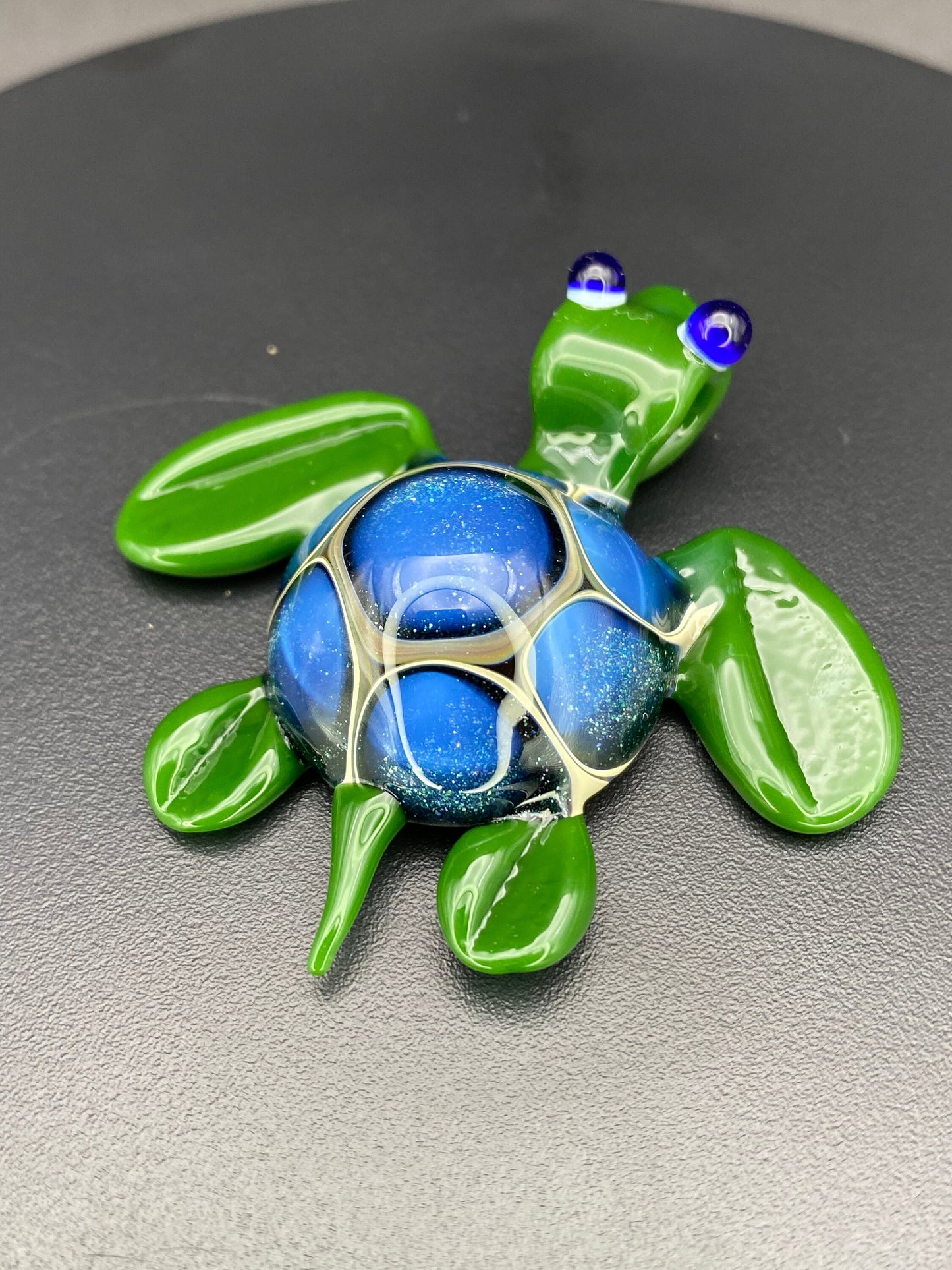 Sea Turtle Glass Pendant - Handcrafted Near Lake Michigan | Art By Aaron Dye