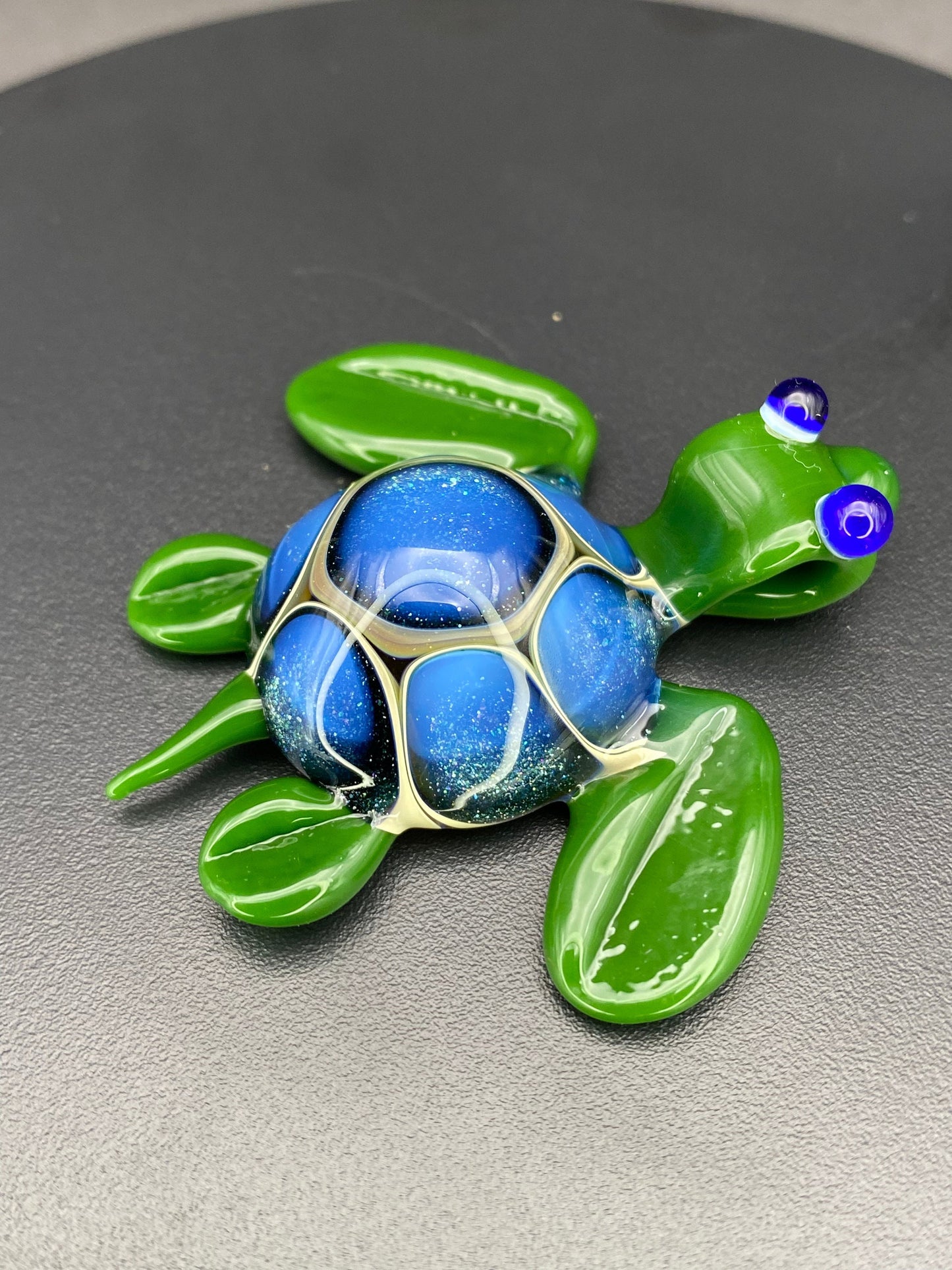 Sea Turtle Glass Pendant - Handcrafted Near Lake Michigan | Art By Aaron Dye