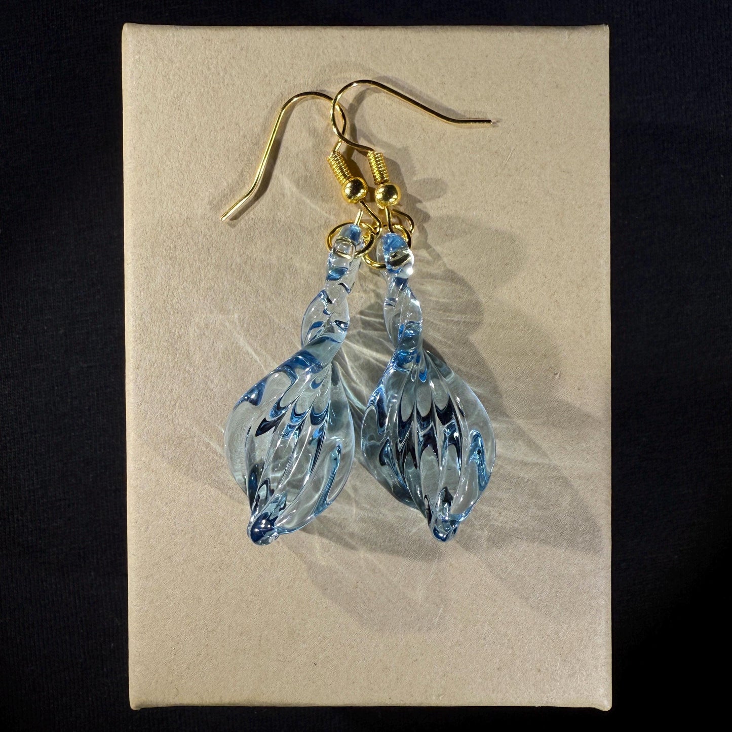 Hypoallergenic Handmade Blown Glass Earrings - Iridescent Crystal Suncatcher Jewelry | Art By Aaron Dye