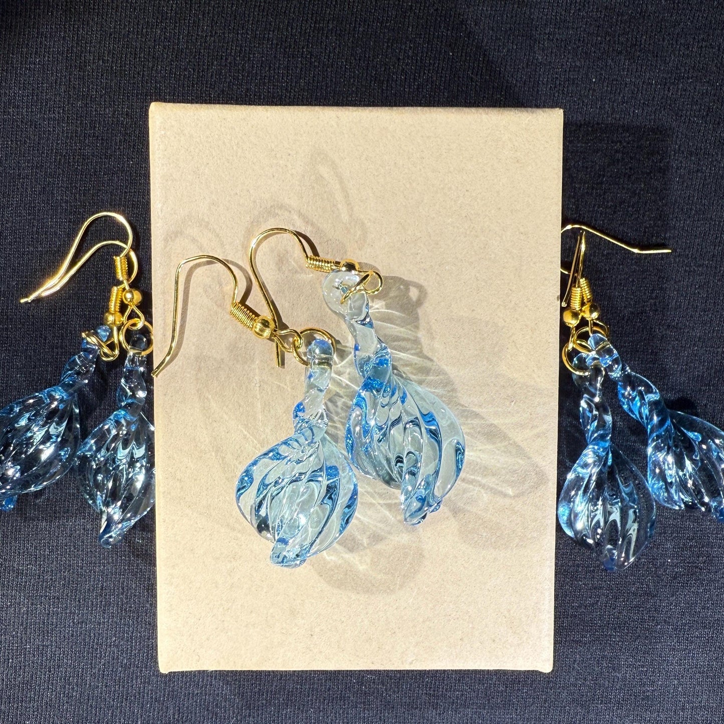 Hypoallergenic Handmade Blown Glass Earrings - Iridescent Crystal Suncatcher Jewelry | Art By Aaron Dye