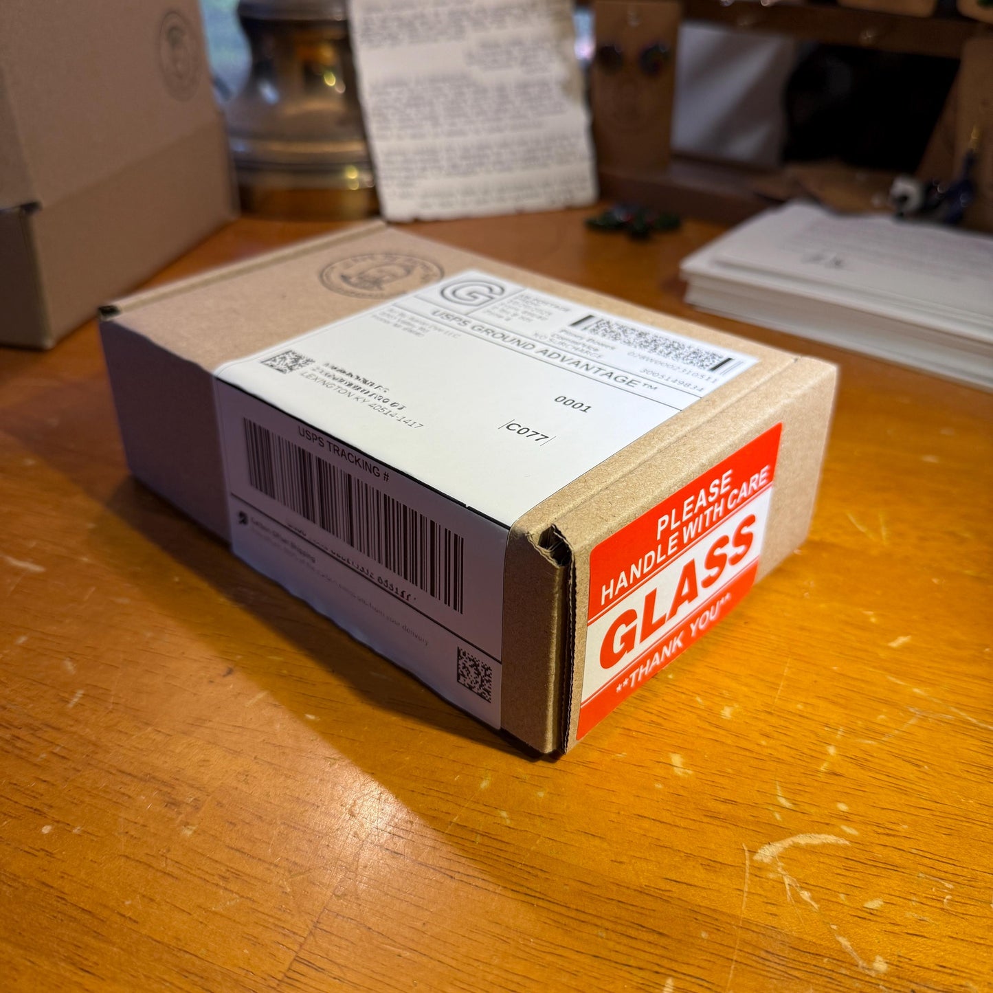 Rainbow Swirl Blown Glass Earrings - Handmade Jewelry - Hypoallergenic | Art By Aaron Dye